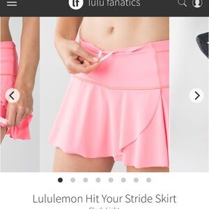 LULULEMON HIT YOUR STRIDE SKIRT